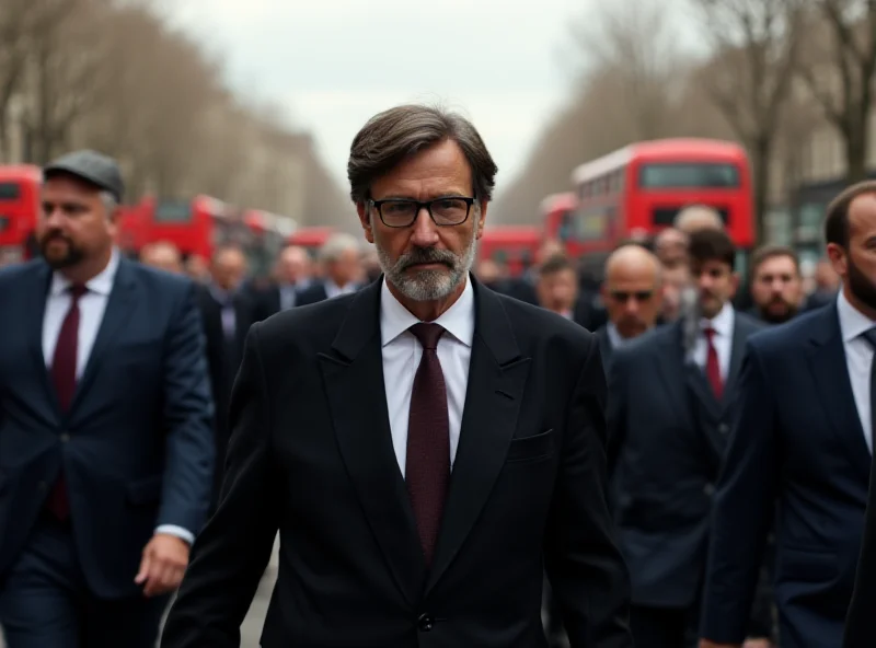 A photo of S Jaishankar, the Foreign Minister, walking through a crowd with security personnel.