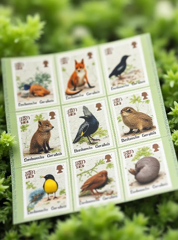 A collection of Royal Mail stamps featuring various UK garden wildlife.