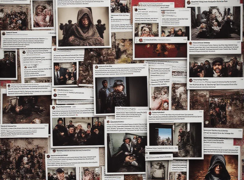 A collage showing various social media posts and news headlines related to school shootings and massacres, representing the online content that is potentially influencing young people.