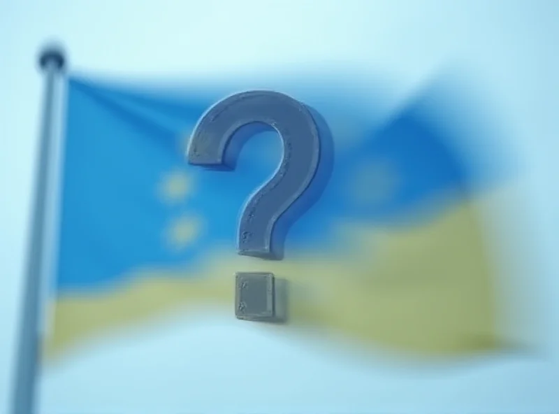 EU flag with a question mark overlayed