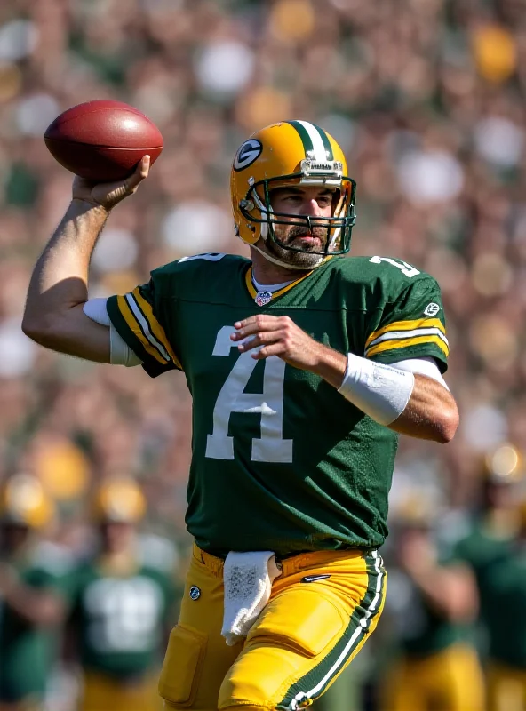 Image of Brett Favre in a Green Bay Packers uniform