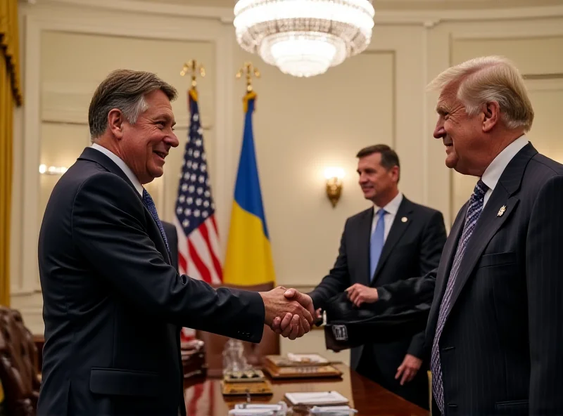 President Zelenskyy meeting with US officials