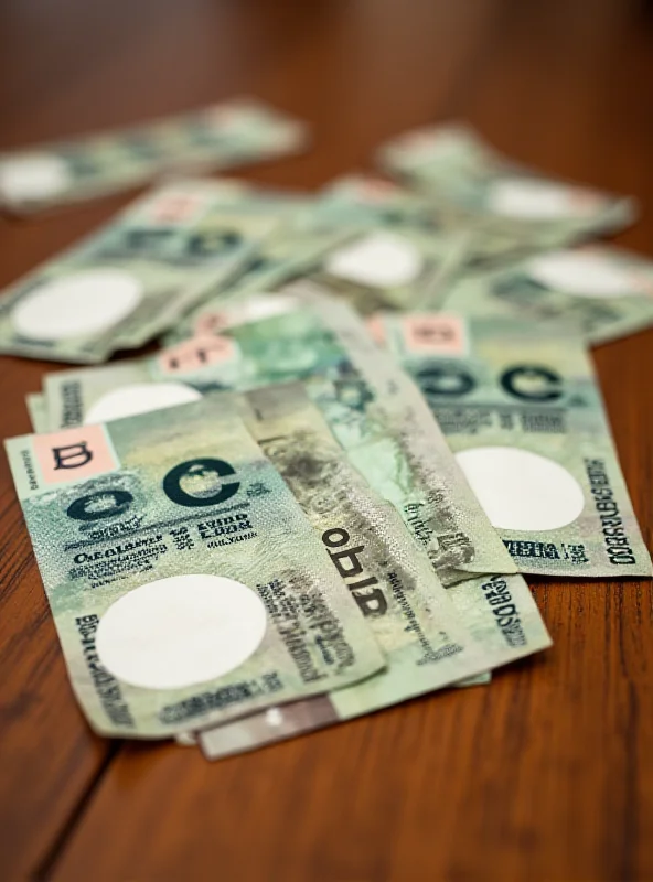 Brazilian Real currency notes on a table