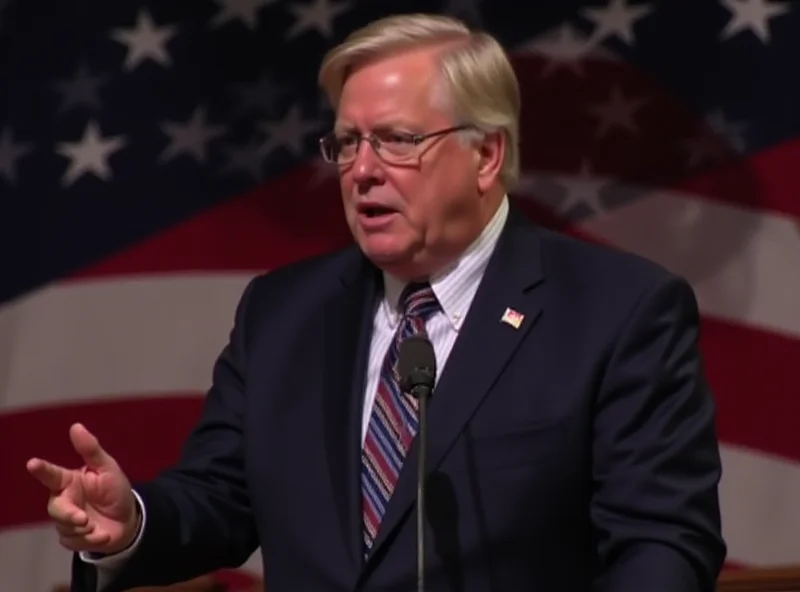 Lindsey Graham speaking at a podium