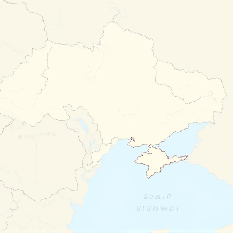 A map showing the location of Ukraine and Russia.