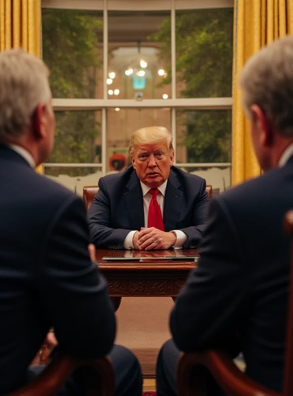 Donald Trump and Volodymyr Zelenskyy meeting, showing a tense and strained atmosphere.