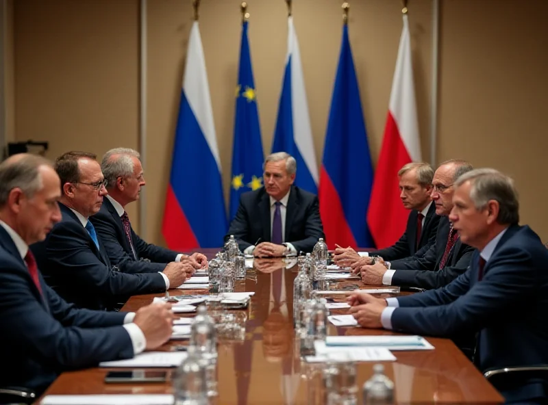 High-level meeting between EU and Kremlin representatives.