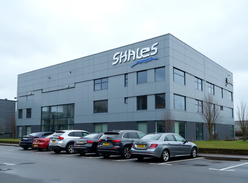 Exterior of the Thales plant in Belfast.