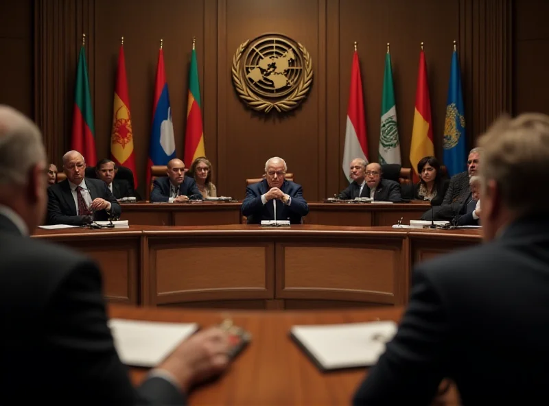 Image of a UN Security Council meeting