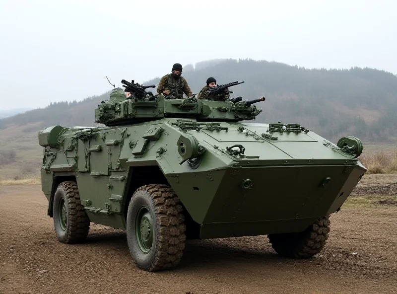 Czech Army armored vehicle