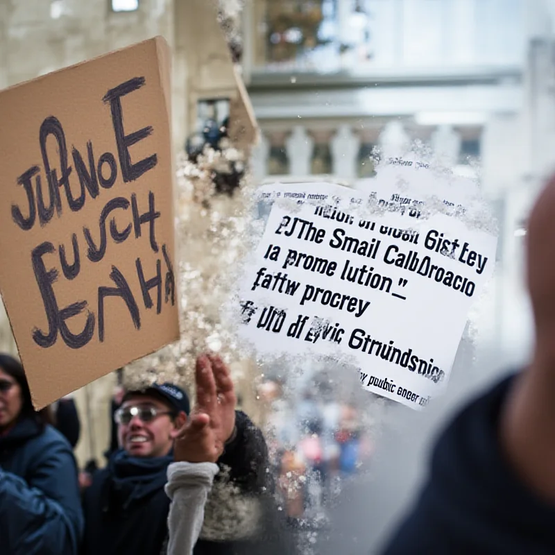 A split image showing a protest sign and a screenshot of a tweet, representing the conflict between free speech and social responsibility.