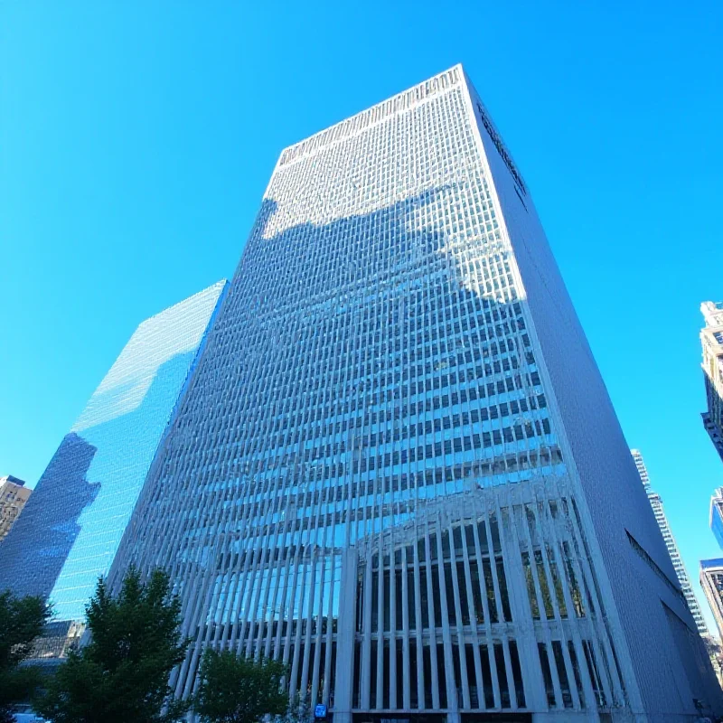 Image of the United Nations Headquarters building in New York City.