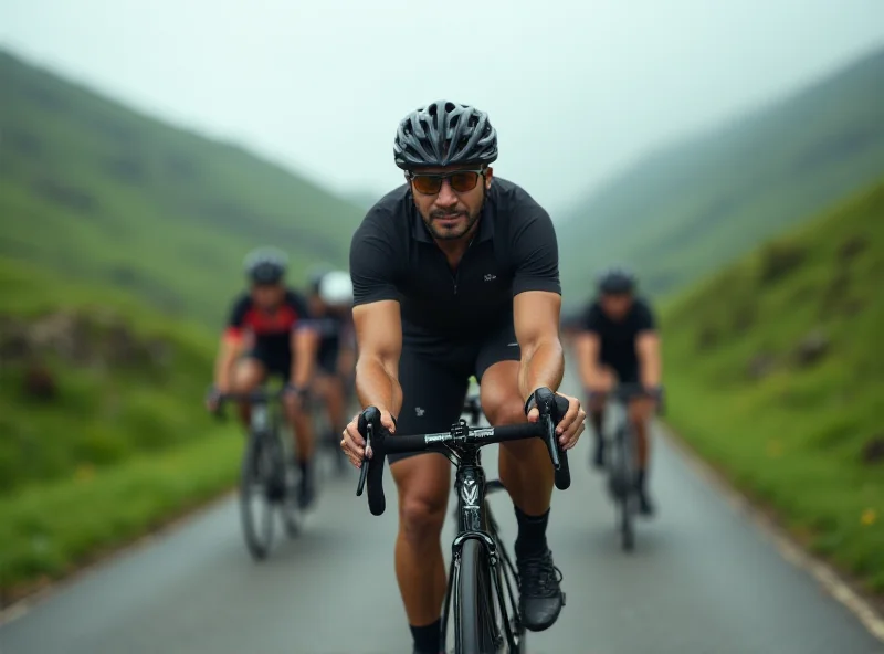 Chamba cycling in O Gran Camiño