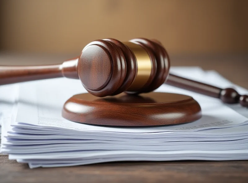 Image of a gavel resting on a stack of legal documents, symbolizing investigation.