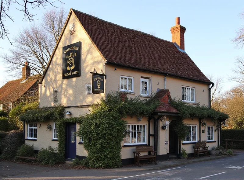 The Three Horseshoes Pub Exterior