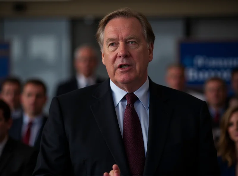 Image of Stanley Druckenmiller giving a speech, serious and confident look