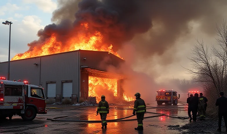 Warehouse Fire in Fuenlabrada; Cooling Tech Collab