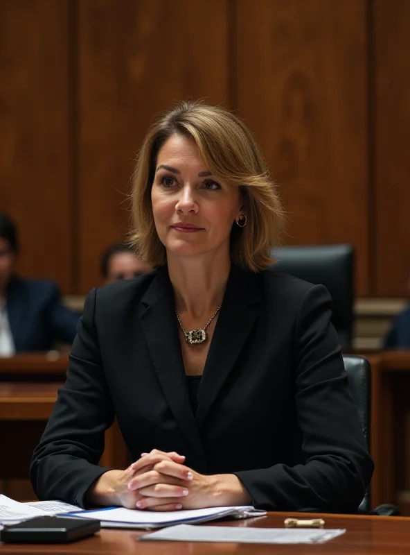 Image of Hildegard Bäumler-Hösl testifying in court.