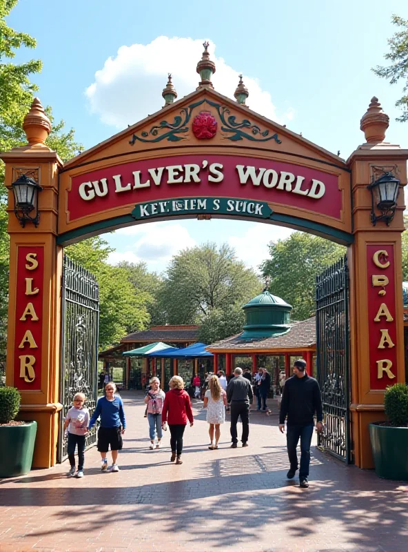 Gulliver's World theme park entrance