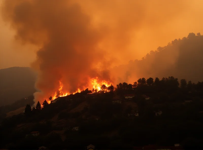 California wildfire raging out of control