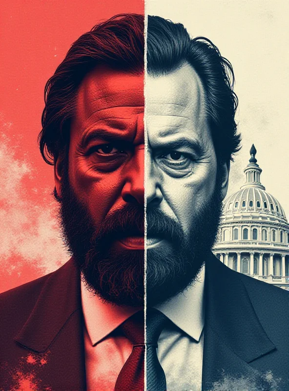 A split image showing a stern-looking Representative Al Green on one side and the US Capitol Building on the other. The composition conveys a sense of political tension and division.