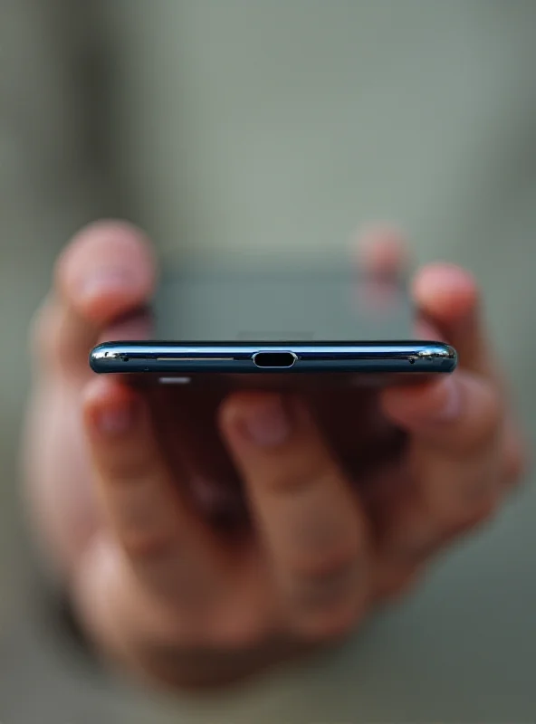 Close-up of a hand holding the Xiaomi 15 Ultra, showcasing the slab design and premium materials.