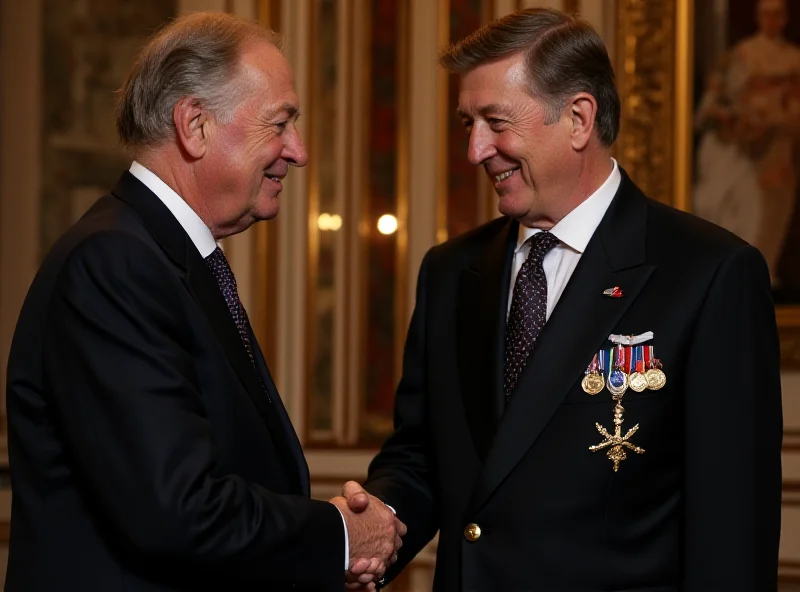 President Zelensky meeting King Charles III at Sandringham.