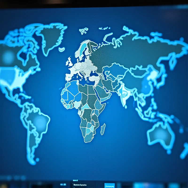 World map with highlighted countries