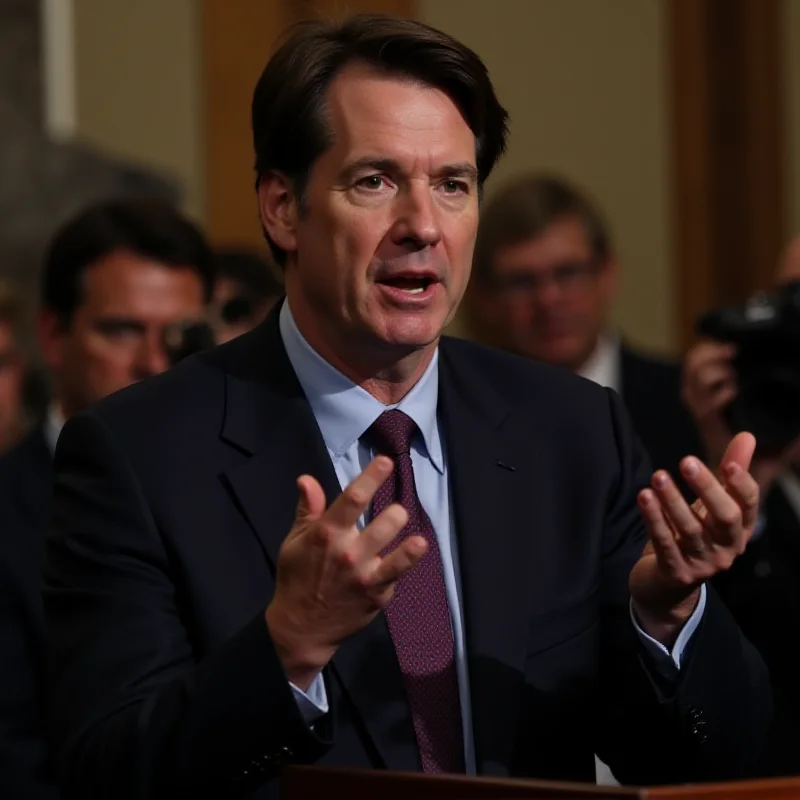 Marco Rubio speaking at a press conference.