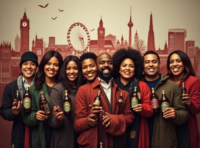 A still from the Molson beer commercial showing diverse Canadians.