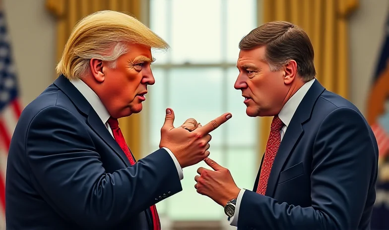 Zelenskyy and Trump: Conflict and Caricature