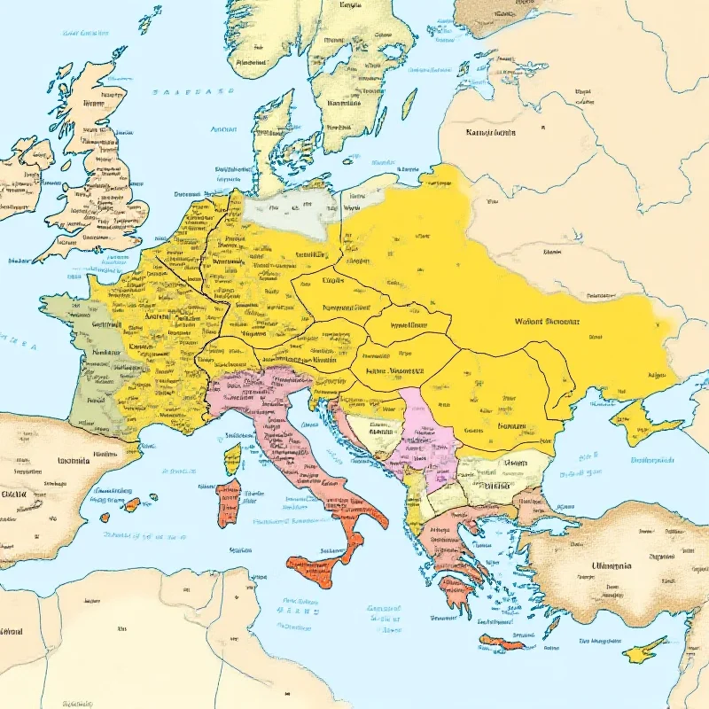 A global map highlighting Ukraine's location in Eastern Europe, emphasizing its geopolitical significance.