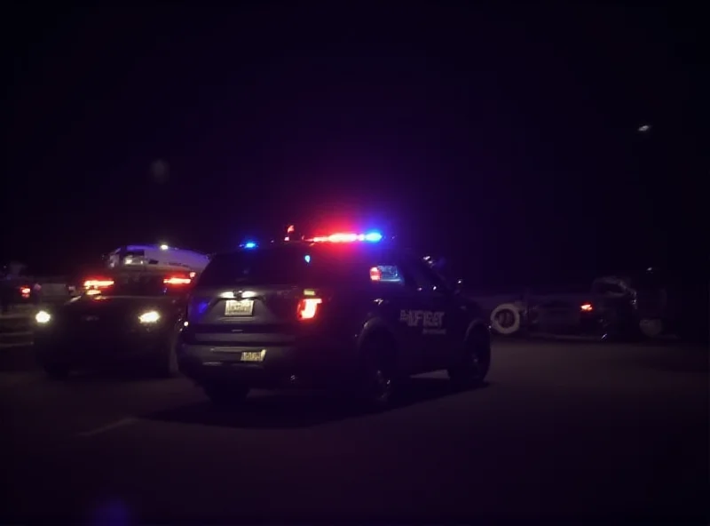 Washington State Patrol car parked on the side of the road with flashing lights