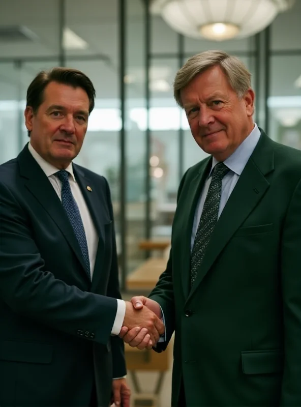 Keir Starmer shaking hands with Volodymyr Zelenskyy